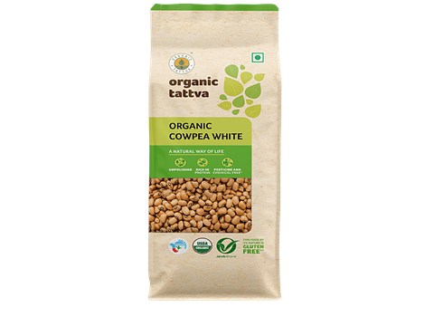 Organic Tattva Cowpea/ Lobia - White, 500 g