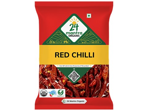 24 Mantra Organic Red Chilli, 100 g