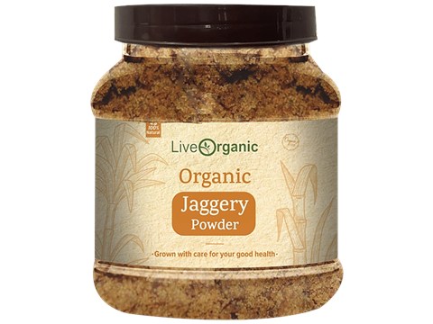 Live Organic Jaggery Powder - Natural, Fresh & Healthy, 500 g