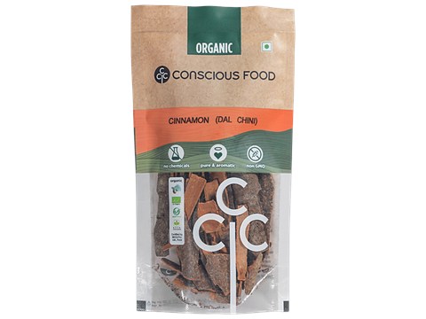 Conscious Food Dalchini/Cinnamon, 50 g