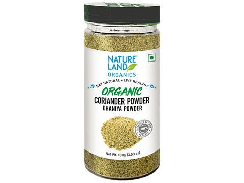 Natureland Organics Coriander Powder, 100 g