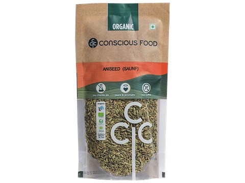 Conscious Food Saunf/Aniseed, 100 g
