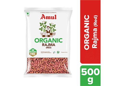 Amul Organic Red Rajma, 500 g