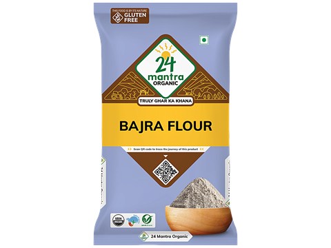 24 Mantra Organic Bajra Flour, 500 g