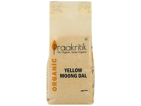 Praakritik Organic Yellow Moong Dal/Hesaru Bele, 500 g