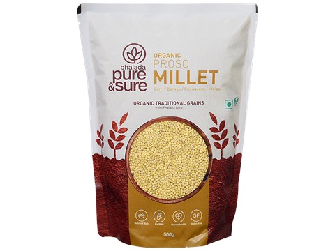 Phalada Pure & Sure Organic Praso Millet - Nutrient Rich, 500 g