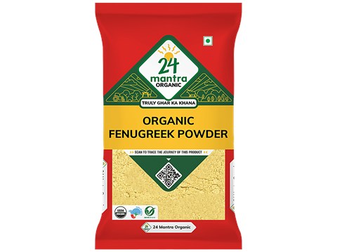 24 Mantra Organic Fenugreek Powder, 100 g
