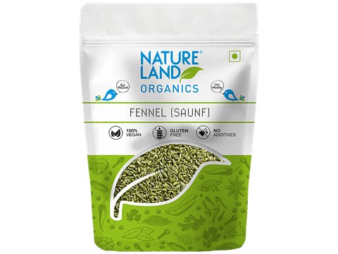 Natureland Organics Fennel/Saunf, 100 g