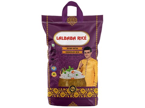 Lalbaba Rice Jeerakathi Parboiled Rice, 10 kg