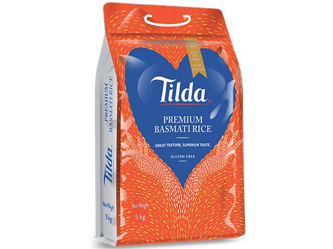 Tilda Premium Basmati Rice/Basmati Akki, 5 kg