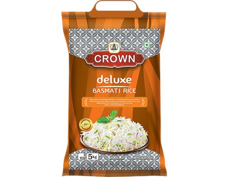 Crown Deluxe Basmati Rice, 5 kg