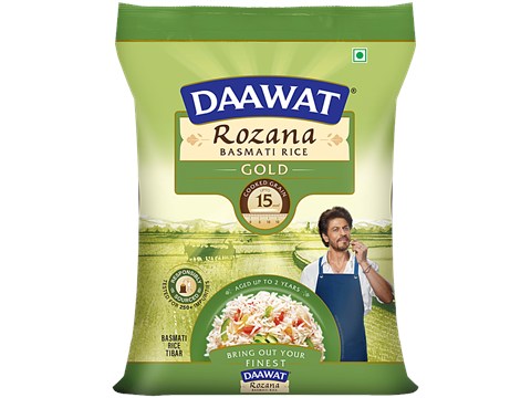 Daawat Rozana Gold Basmati Rice, 4 kg