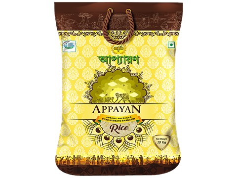 Appayan Colour Sortexed Pure Husking Baskathi Rice - Highly Nutritious & Easy To Boil, 10 kg