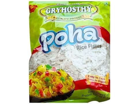 Gryhosthy Poha/Rice Cake - Easy To Cook & Digest, Wholesome, 500 g