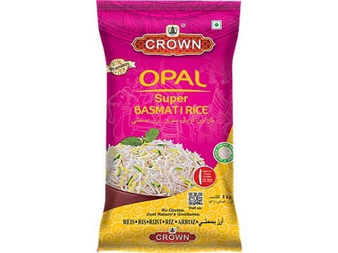 Crown Opal Super Basmati Rice, 1 kg