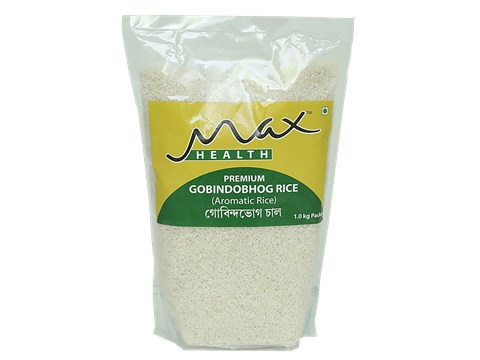 Max Health  Rice/Akki - Premium Gobindobhog (Special Bengal Rice/Akki), 1 kg