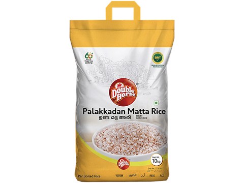 Double Horse Palakadan Unda Matta Rice, 10 kg