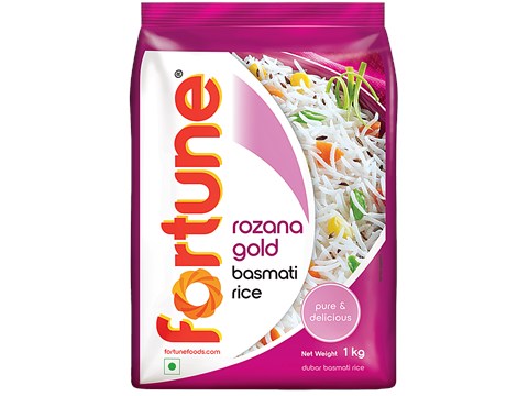 Fortune Basmati Rice/Basmati Akki - Rozana, 1 kg
