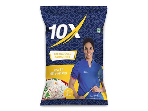 10X Basmati Rice - Rozana Gold Premium Quality, 5 kg