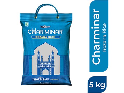 Kohinoor Charminar Rozana Basmati Rice/Basmati Akki, 5 kg