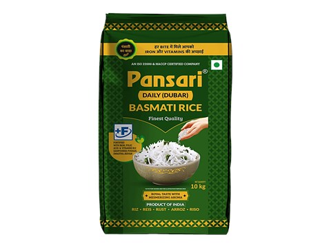 PANSARI Daily/Durbar Broken Basmati Rice - Mesmerizing Aroma & Royal Taste, 10 kg
