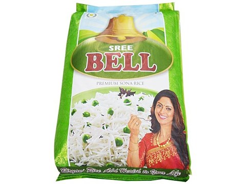 Sree Bell Sona Masoori Raw Rice, 26 kg
