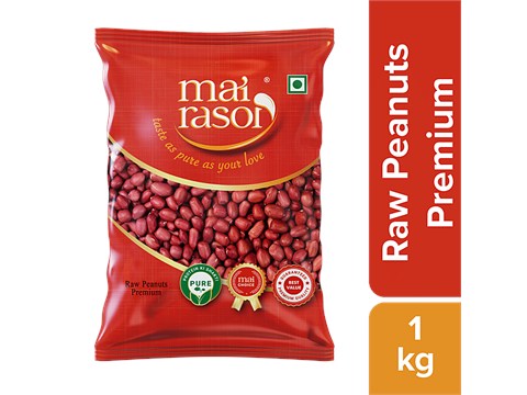 Mai Rasoi Raw Premium Peanuts/Mungphali/Shenga, 1 kg