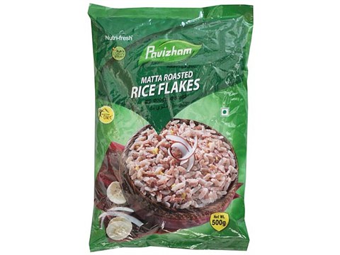 Pavizham Rice Flakes  - Red, 500 g
