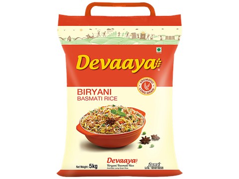 Daawat Devaaya Biryani Basmati Rice, 5 kg