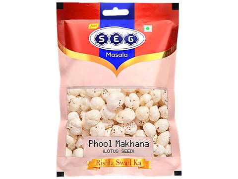 Seg Phool Makhana/Lotus Seed - Natural & Fresh, No Preservatives, 50 g
