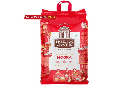 India Gate Basmati Rice/Basmati Akki - Mogra/Broken, 10 kg