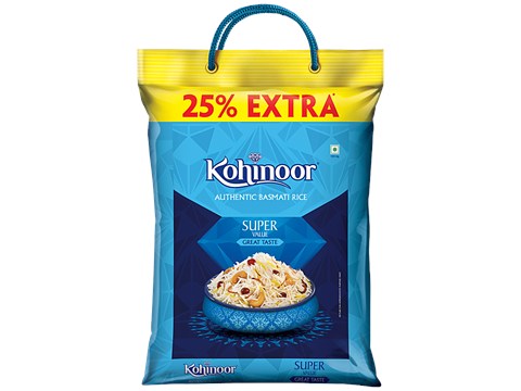 Kohinoor Basmati Rice/Basmati Akki - Authentic, Super Value, 6.25 kg