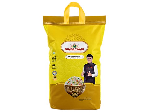 Bhadreswar Premium Minikit Parboiled Rice, 5 kg