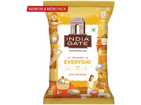 India Gate Everyday Pure Basmati Rice, 1 kg