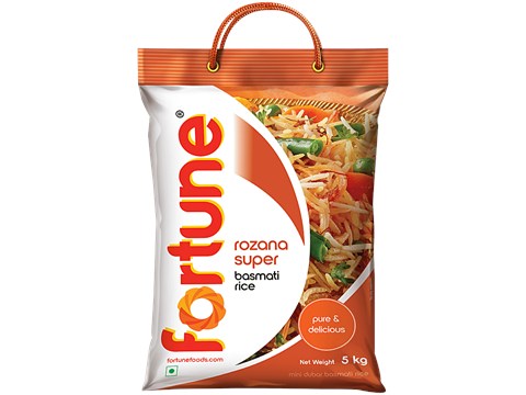 Fortune Rozana Super Basmati Rice, 5 kg