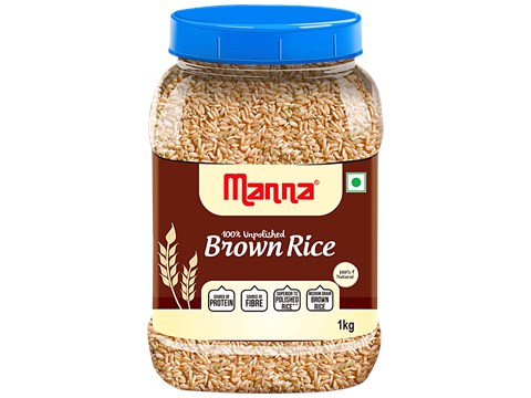 Manna Manna Brown Rice, 1 kg
