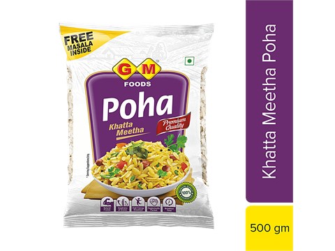 Gm Foods Khatta Meetha Poha, 500 g