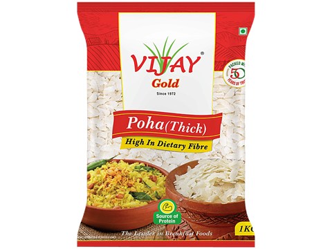 Vijay Gold Thick Poha, 1 kg