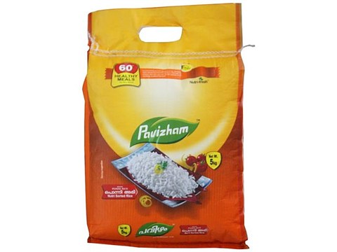 Pavizham White Ponni Rice/Akki, 5 kg