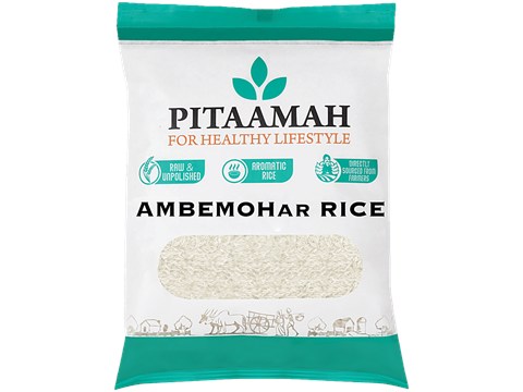 Pitaamah Ambemohar Rice - Raw/Unpolished & Aromatic, 1 kg