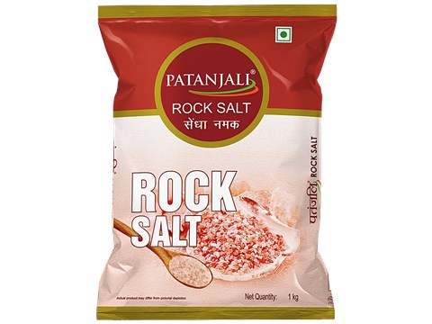 Patanjali Sendha Namak Himalayan Rock Salt With Natural Trace Minerals, 1 kg