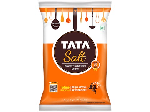 Tata Salt Vacuum Evaporated Iodised Salt, 2 kg