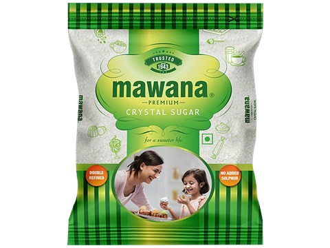 Mawana Premium Crystal Sugar, 500 g