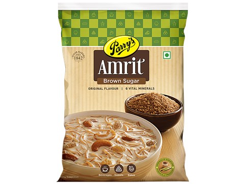 Parry's Amrit Brown Sugar - With Vital Minerals, Original Flavour, 1 kg