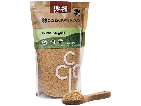 Conscious Food Raw Sugar Khandsari - Unrefined, 1 kg