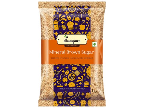 Dhampure Mineral Brown Sugar, 1 kg