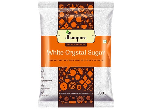 Dhampure White Crystal Sugar, 500 g