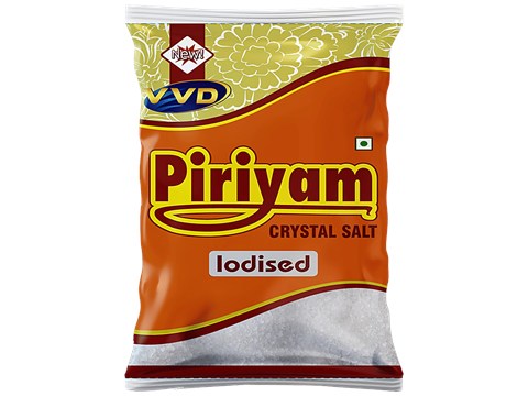 VVD Piriyam Crystal Salt - Iodised, Rich In Minerals, 1 kg
