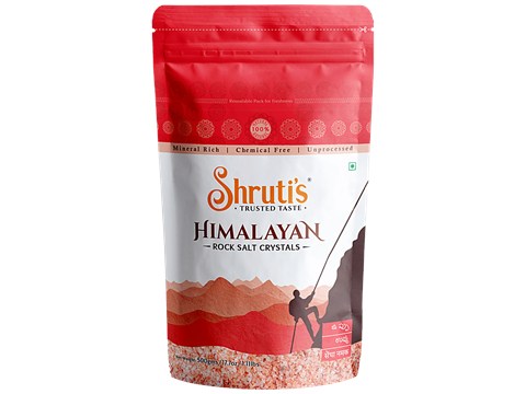 Shruti's Himalayan Rock Salt Crystals - Natural, Rich In Minerals, Chemical Free, 500 g