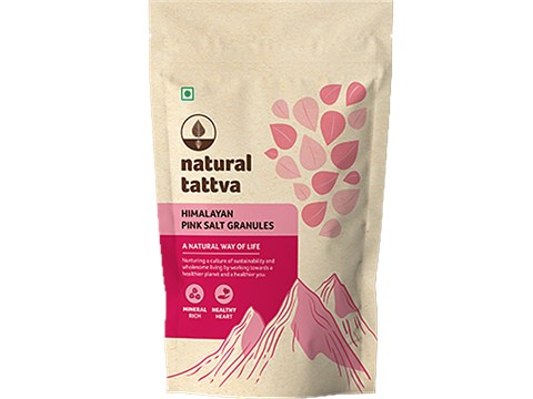 Natural Tattva  Himalayan Pink Salt/Uppu Granules, 500 g